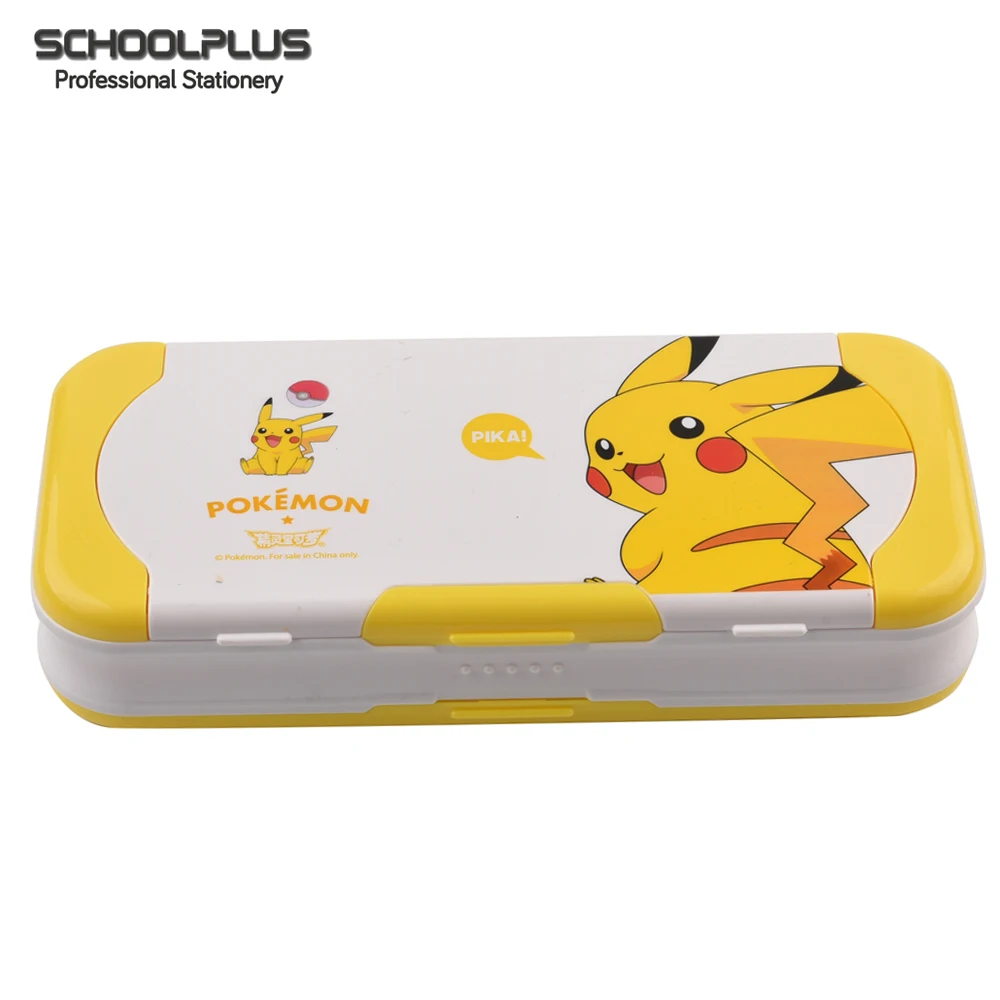 Factory Price novelty school pencil case stationery with rule set for kids