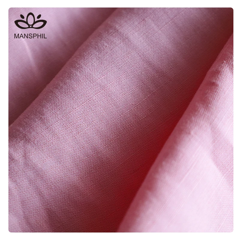 High Quality Linen Fabrics 50% Linen 50% Tencel Mixed Fabrics