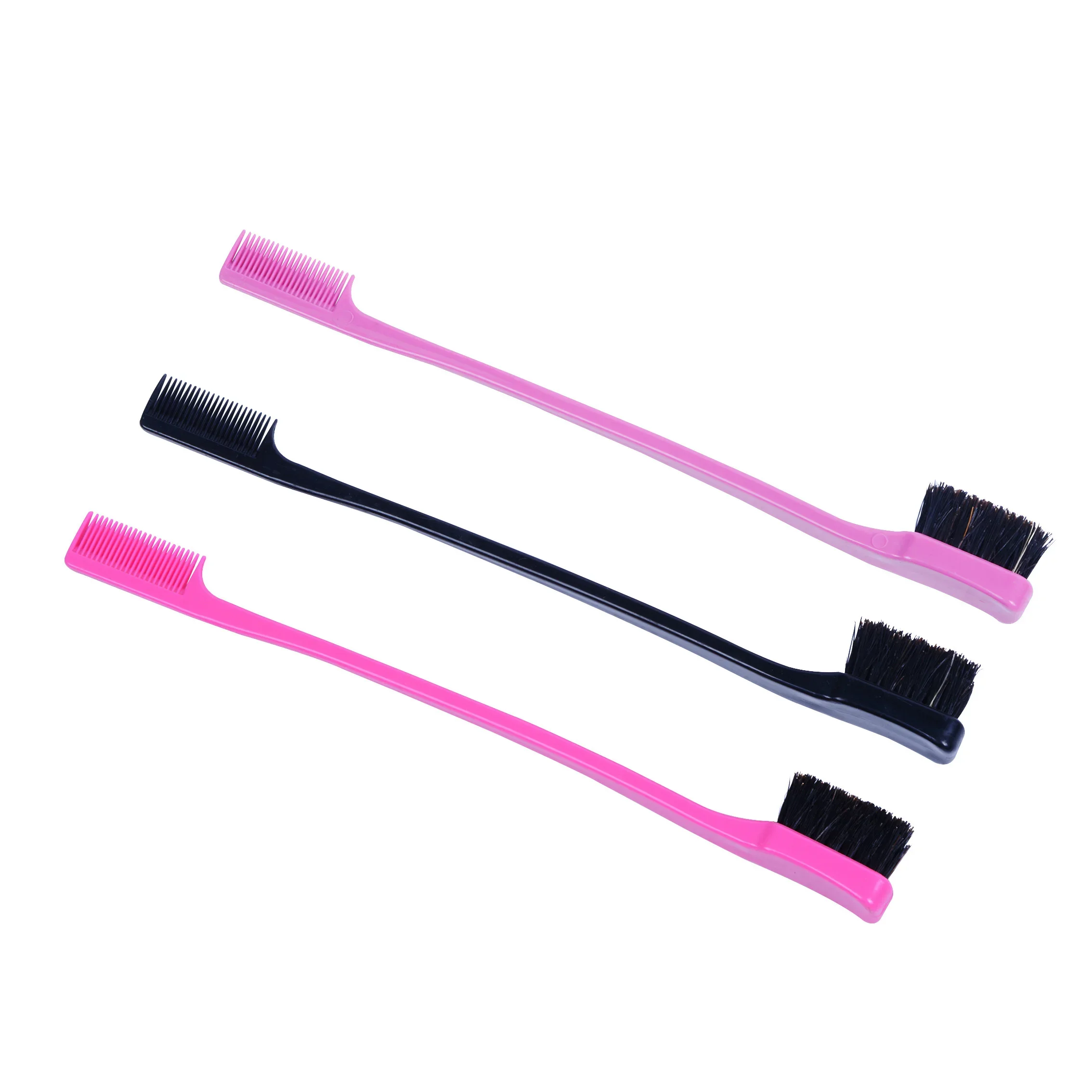 Hair Edge Control Brush Eyebrow Brush Beauty Double Sided Eyelash Brush Hair Styling Comb Double Sided Edge Control Eyelash Comb