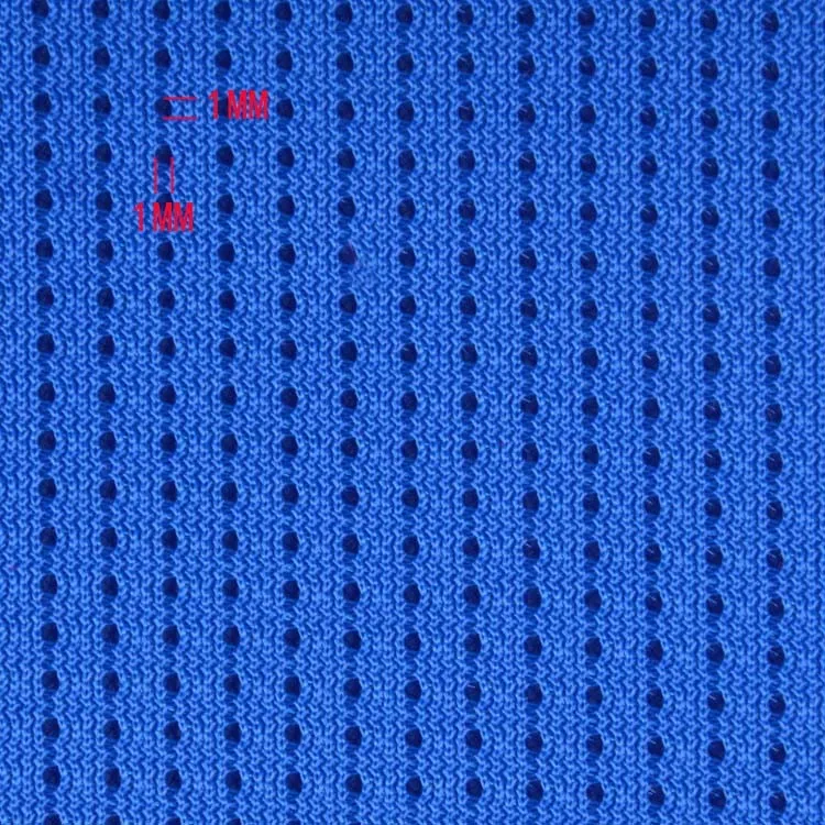 260GSM 1 мм отверстие размер полиэстер сэндвич воздушная сетка сетчатая ткань для школьной сумки