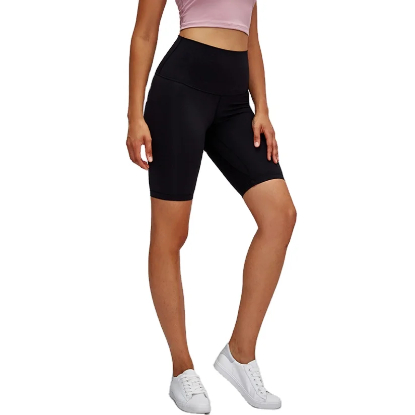 High waist fashion tights women sexy biker shorts fitness black volleyball shorts