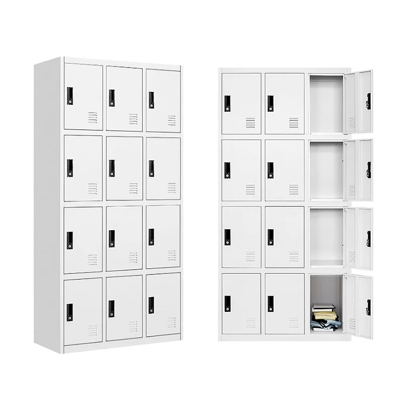 Steel Lockers 12 Door metal locker cabinet gym lockers garage storage cabinet steel wardrobes