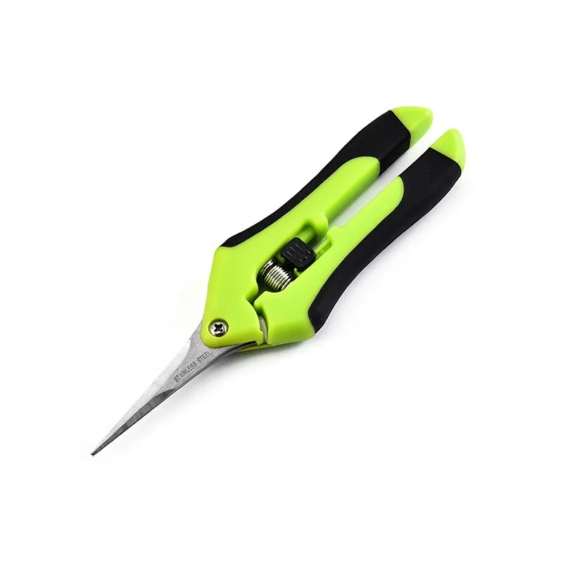 Wholesale TPR Handle Stainless Steel Blades Garden Pruner Fruit Trimming Grape Cutting Scissors