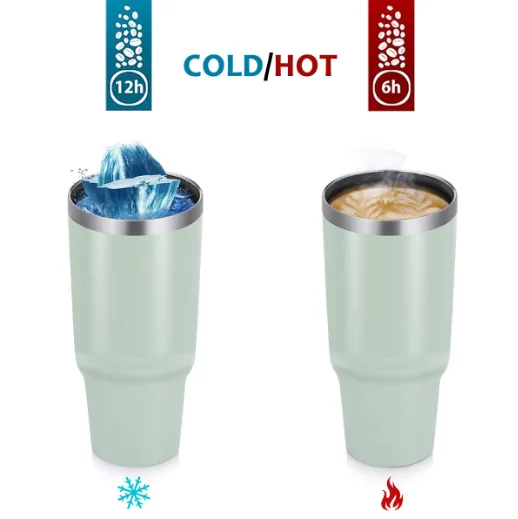 20oz 30OZ Double Wall Stainless Steel Tumbler Custom Logo Coffee Travel Cup