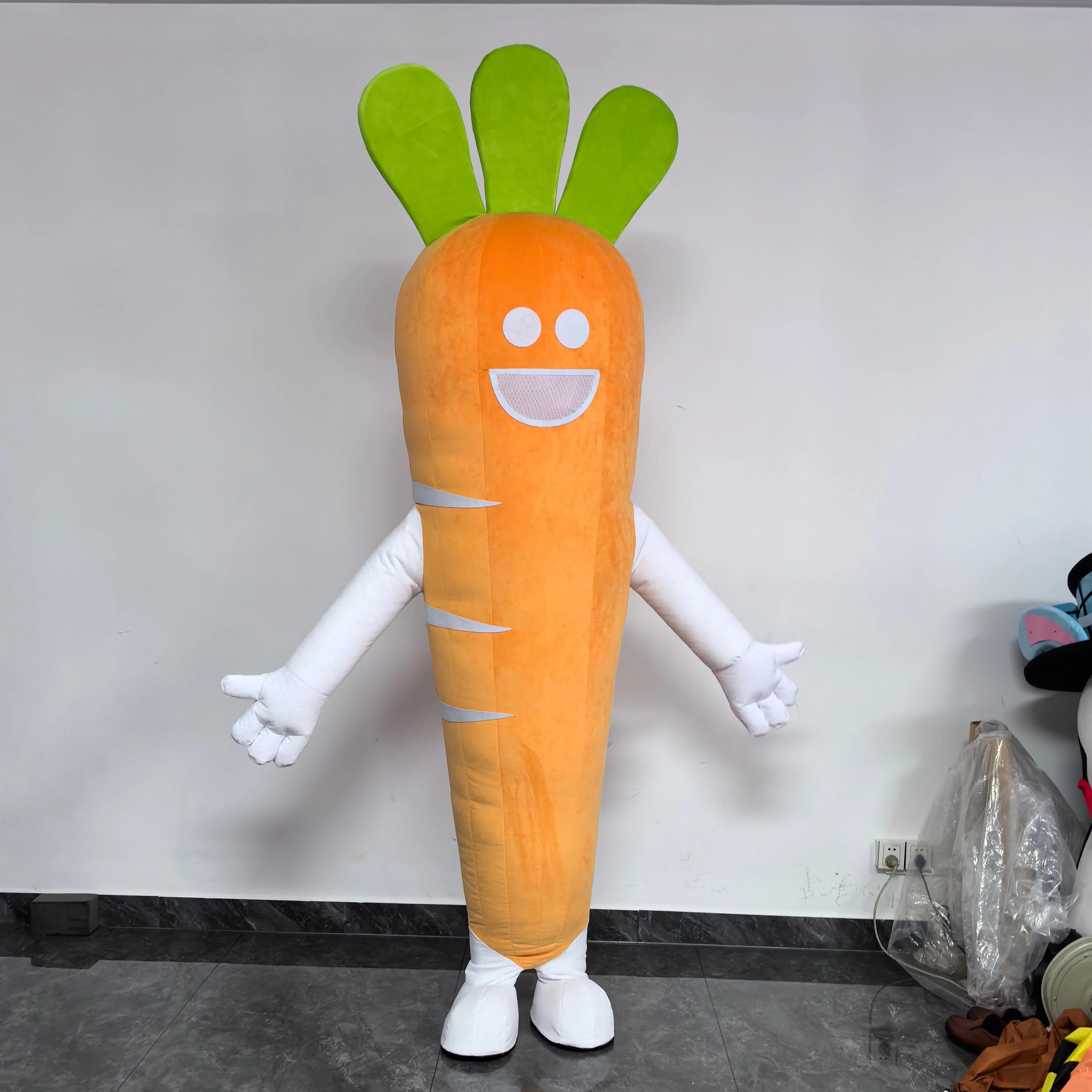 Custom Inflatable Mascot Costumes Character Cartoon Plush Inflatable Carrot Mascot Costumes For Sale For Adults