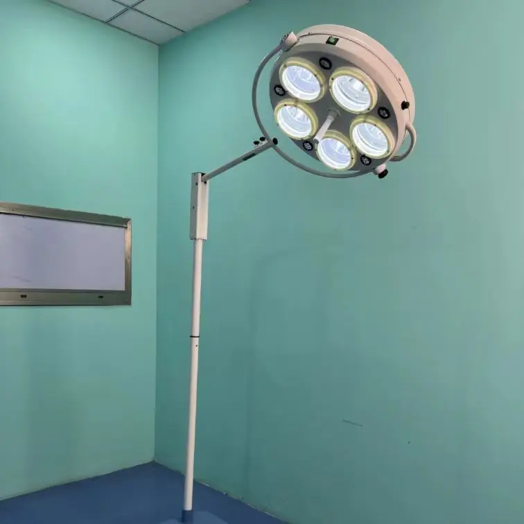Medical Stand Type LED Shadowless Operation Lamp Mobile Operating Theatre Lights