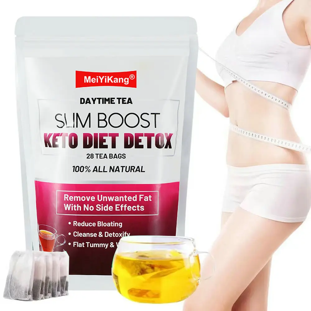 OEM/ODM 100% all natural Slim Keto Diet Detox 28 Tea Bags Remove Unwanted Fat with No Side Effects Flat Tummy detox tea bag