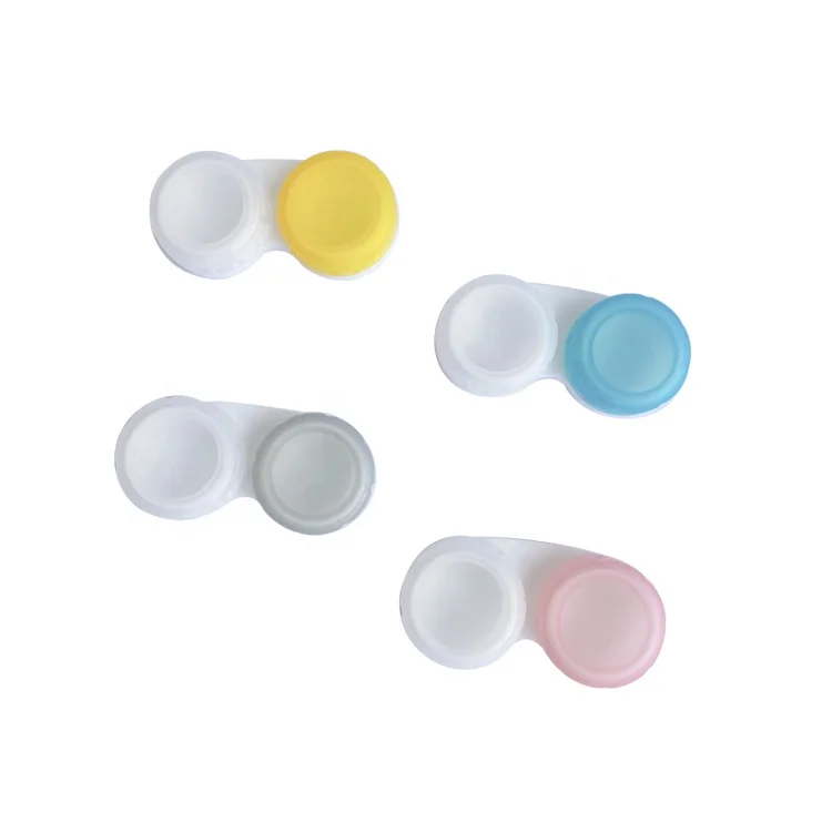 High Quality Glasses Cosmetic Contact Lenses Box Contact Lens Case for Eyes travel Kit Holder Container