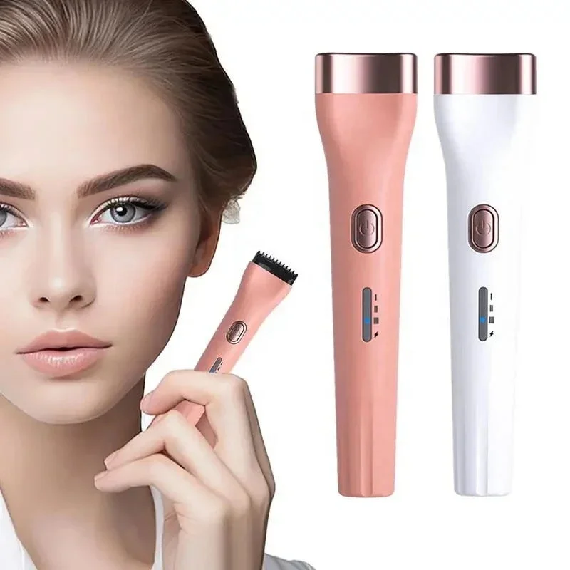 FYD New Eyelash Comb Rechargeable Heating Eyelash Curler Portable Mini Beauty Heated Electric Eyelash Curler Rose Gold