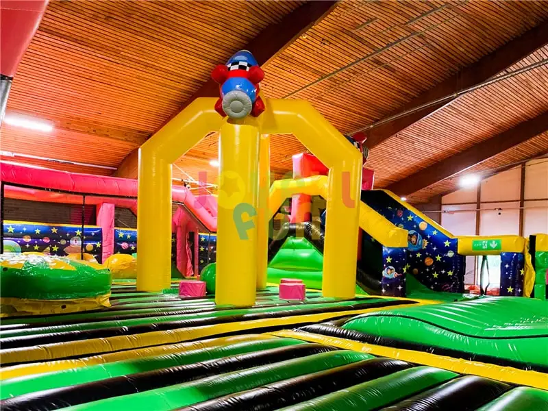 Надувной парк развлечений joyfun надувная детская площадка надувной