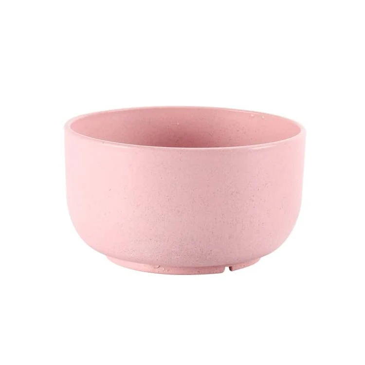 Wholesale Wheat Straw Colorful Bowls Bpa Free Microwavable Safe