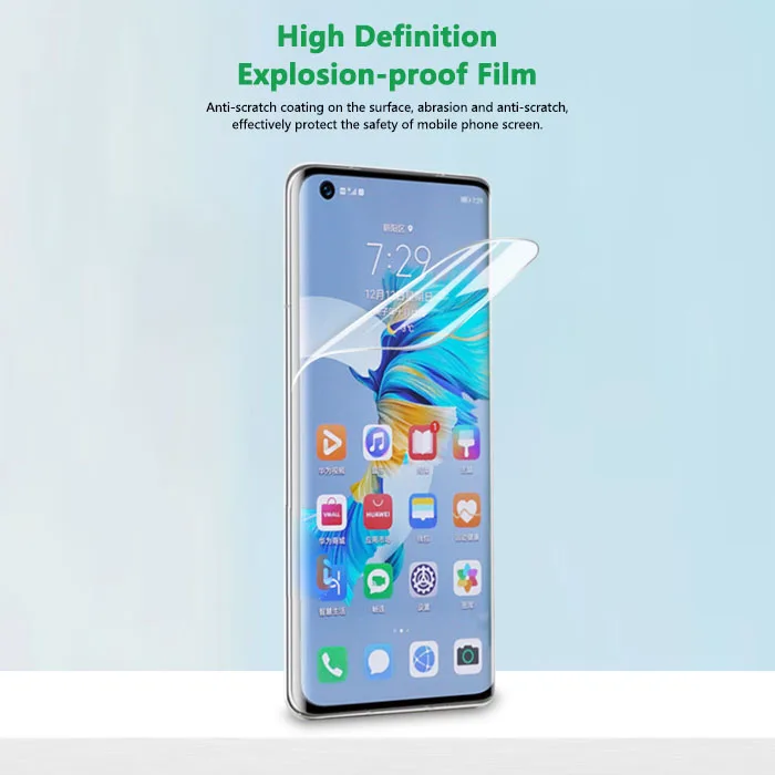 CEDLE Высокое качество HD Tpu прозрачная Гидрогелевая пленка для телефонных звонков защита экрана по заводской