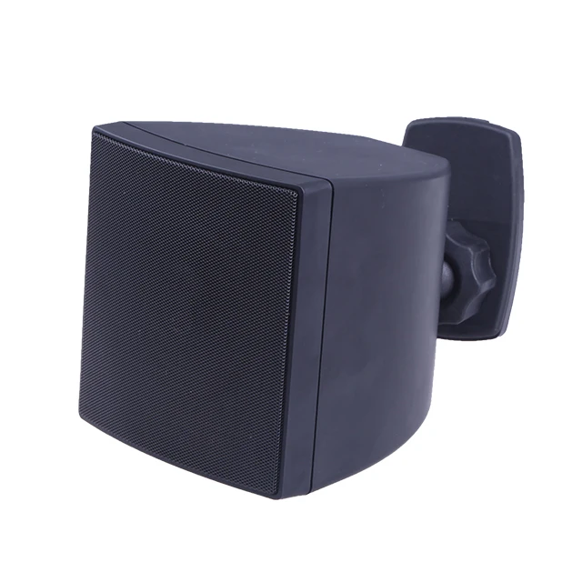 ABS 2 way hi-fidelity 20W 40W 100V 16ohm 4 inch Small Mini Coaxial Wall Mount Speaker with Bracket for coffee shop hotel home