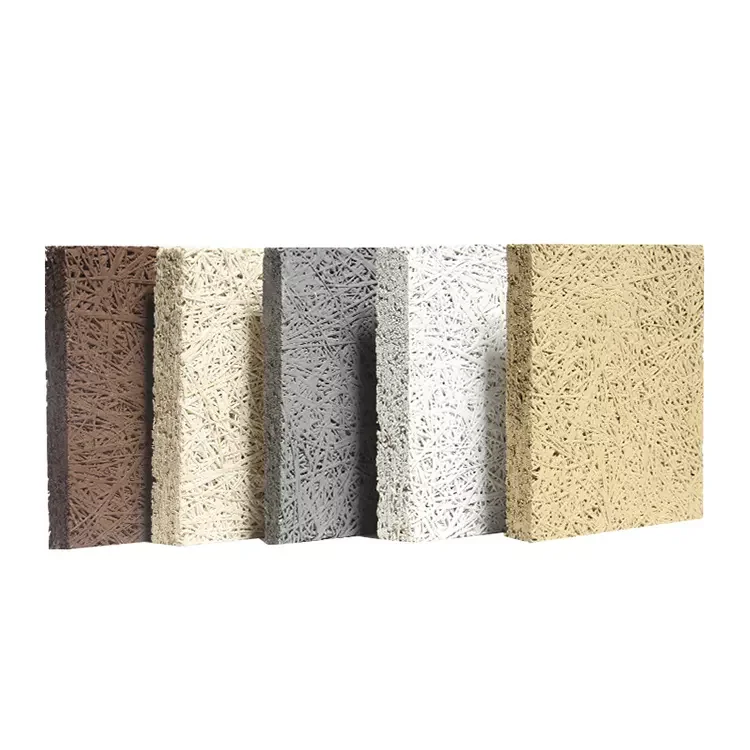 New 2024 Factory Wood Wool Insulation Board Wood Wool Acoustic Panel Wood Wool Board For Sale