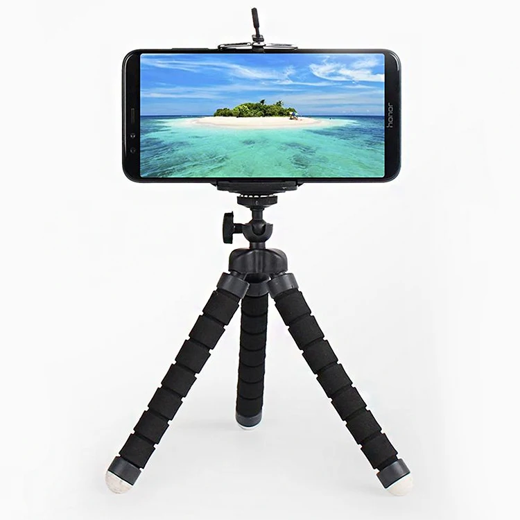 compact table top tripod adjustable shooting angle mini portable tripod for DSLR action camera smartphone