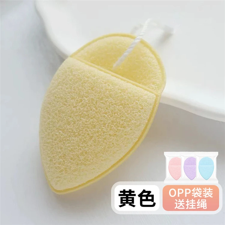 WELLFLYER FASP-009 Face Wash Sponge Facial Wipe Glove Compress Puff Cleansing Tool Makeup Remover Face Wash Puff