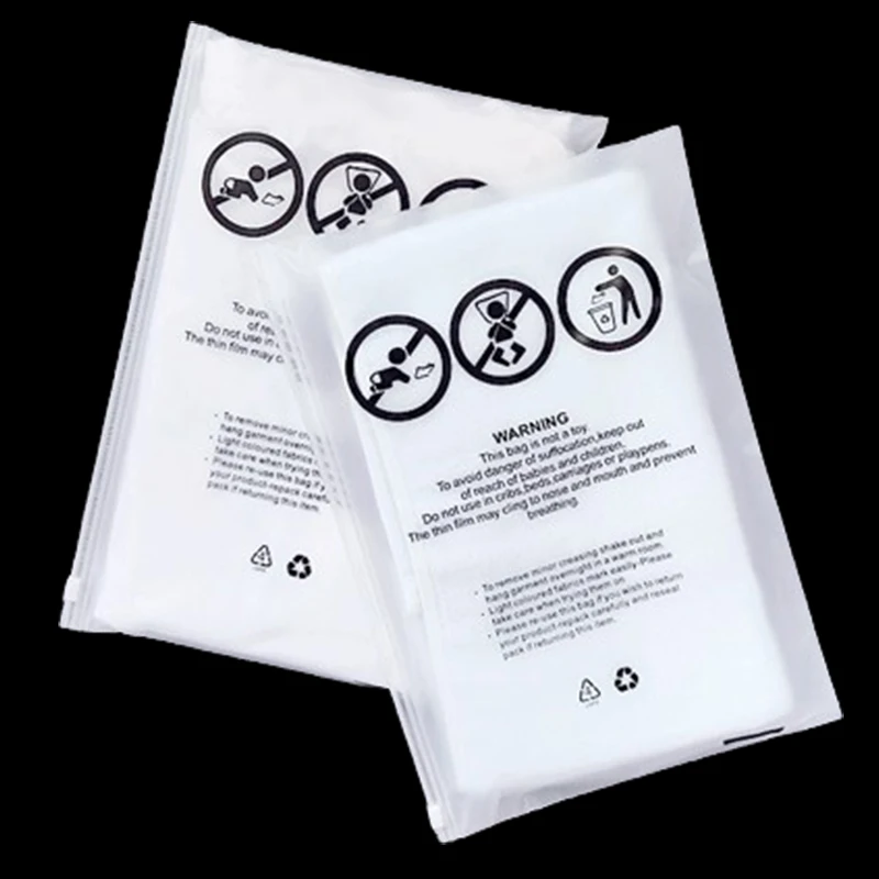 Manufacturer Custom Matte Frosted Plastic Clothing Packaging Zipper Bags Poly Plastic Bag For Clothes Packaging