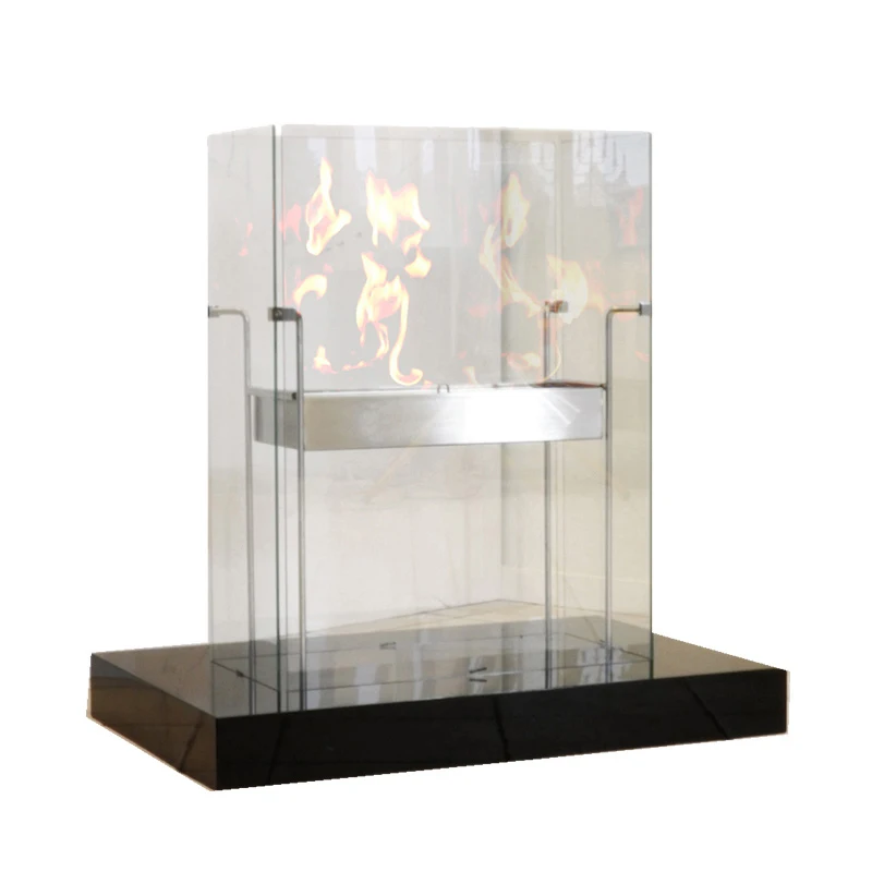 Stainless Large Bio ethanol Burner Freestanding Indoor Outdoor Smokeless Ethanol Heater