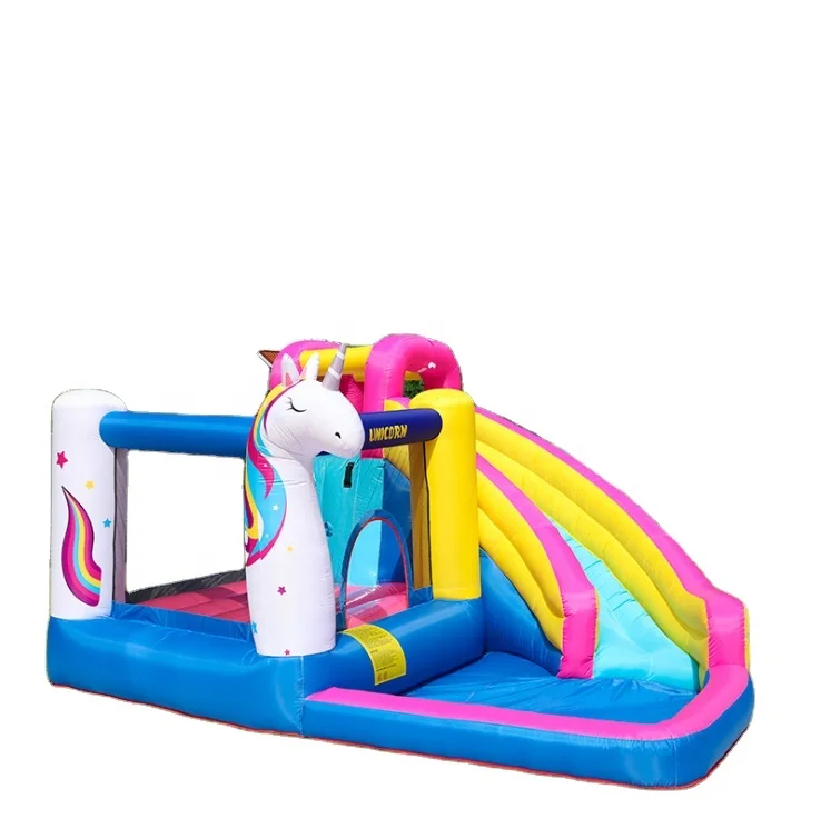 WINSUN backyard  bounce with water lagoon inflatable slides, super slip n slides,family use inflatable combo pool games sale