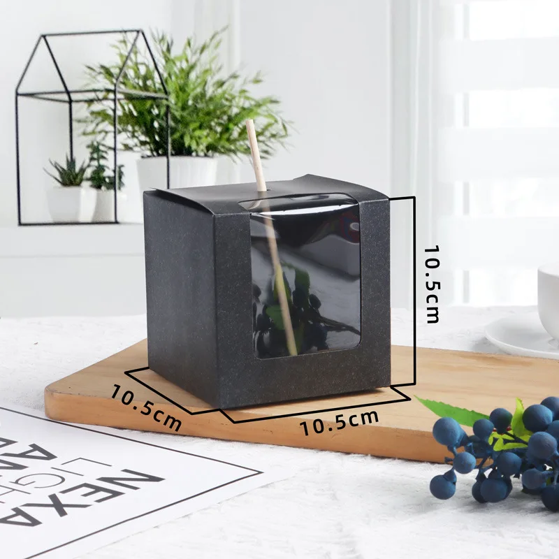 Wholesale White Black Kraft Single Chocolate Candy Pop Box