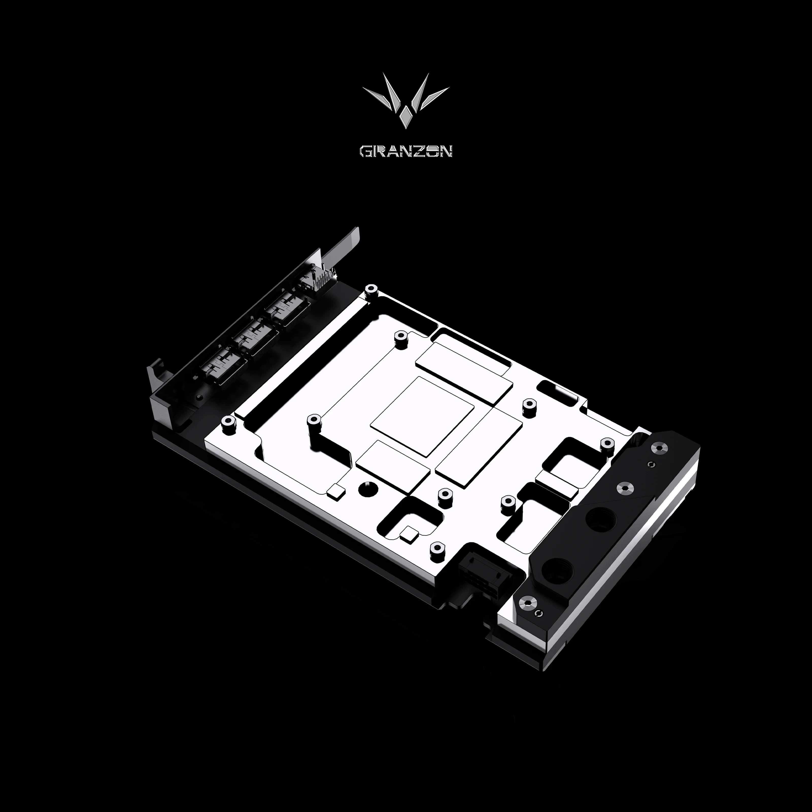 Granzon Water Block for MSI GeForce RTX 4070 Ti VENTUS 3X 12G OC GPU Card / Copper Cooling Radiator / GBN-MS4070TIVES