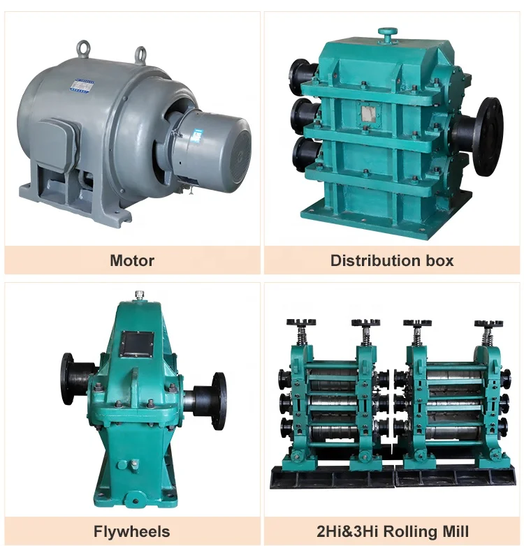 Industrial  raw material steel scrap or billet 1-3t/hour steel bar production line