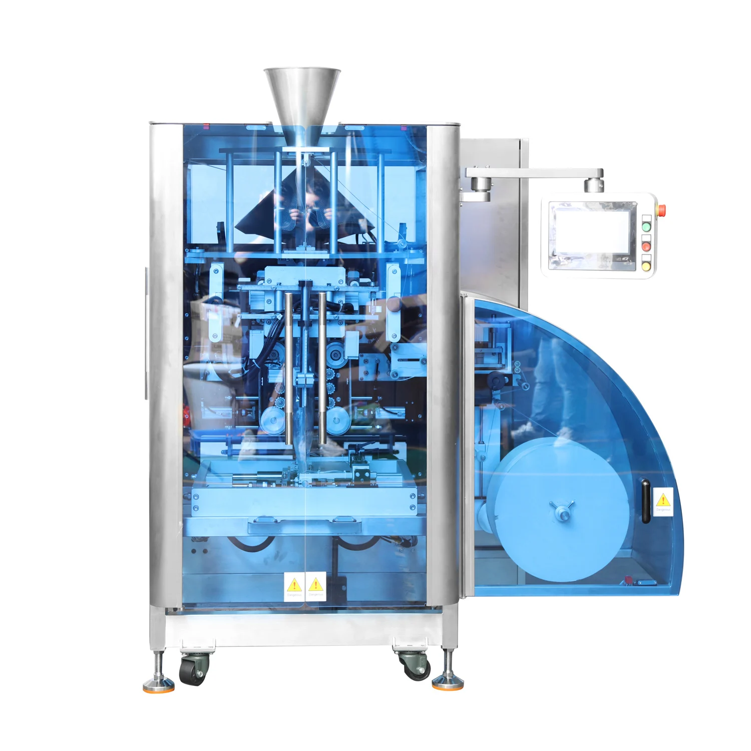 Multi-functional zip-Lock oval stand up zipper bag zip bag automatic powder pouch bag doypack packing production machine