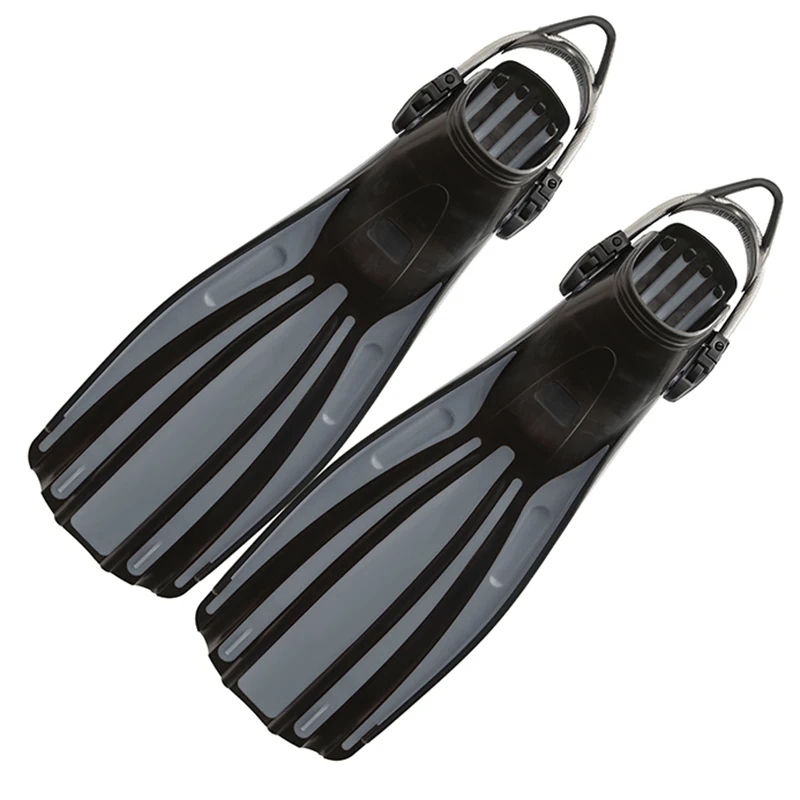 Aloma Optimize Efficiency Open Heel Spring Strap Scuba Diving Flippers for Adults Scuba Diver Center