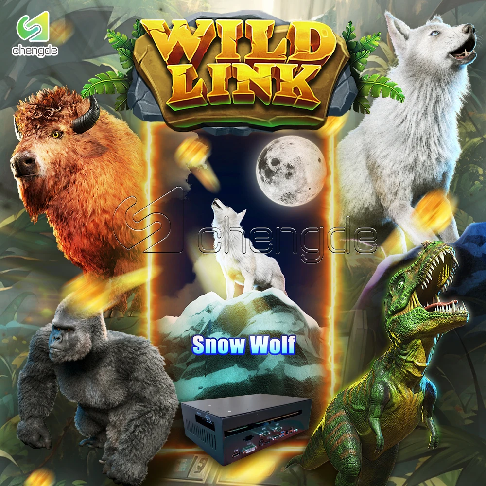 New Trending Classical Buffalo Dinosaur Wild Link Major Get Credits 50 Lines Reel Game Skill Game Machine Mother Board For Sale