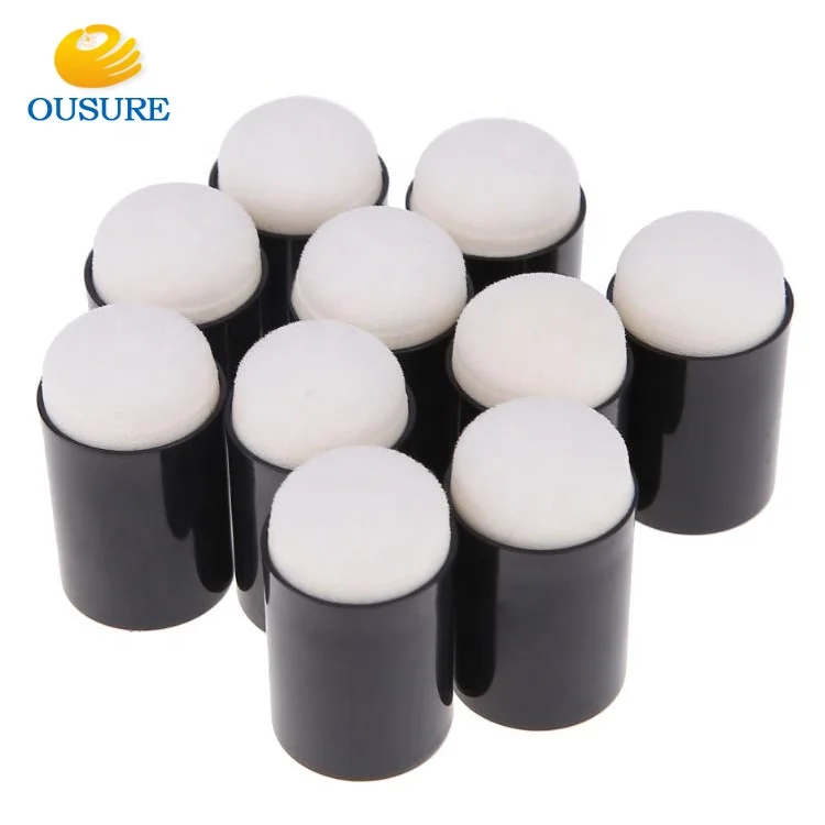 Фабричная дешевая детская Подарочная губка для пальцев/черная губка для самостоятельного рисования в наличии/оптовая продажа губки