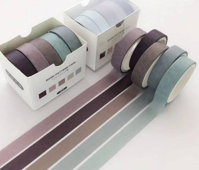 2020 Cute Design Japanese Paper Gold Foil Masking Washi Tape