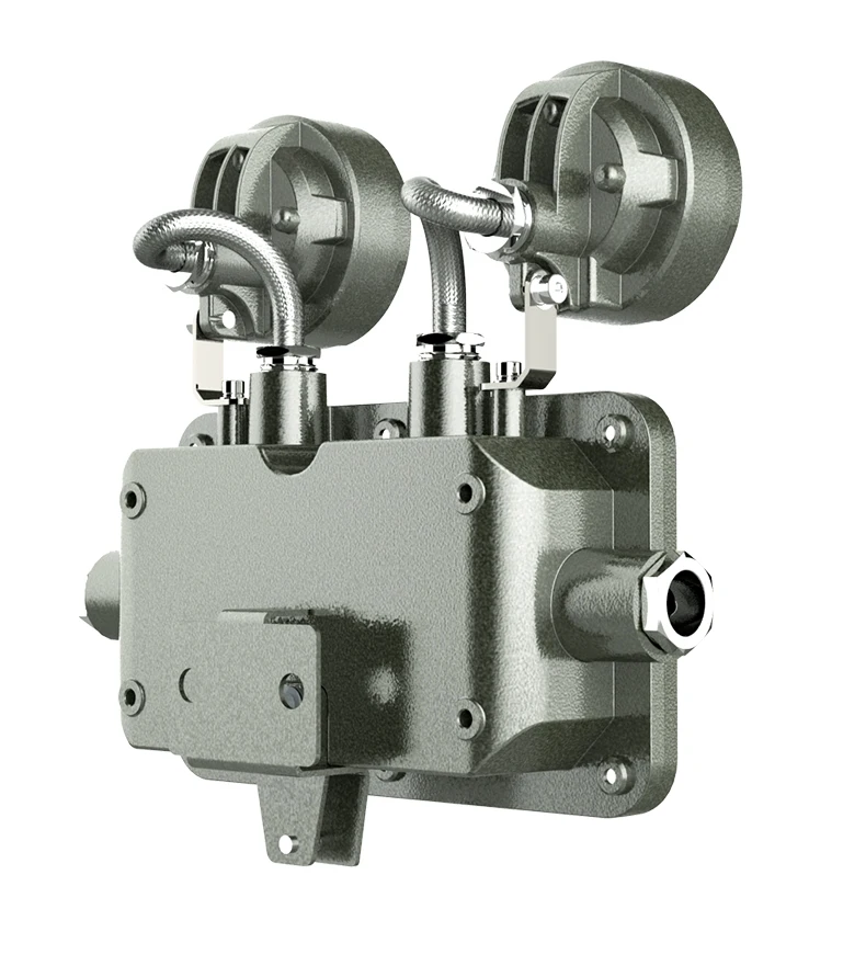 IP65 2*3w LED Explosion Proof Two Head Emergency Light For Hazard Place With Rechargeable Battery