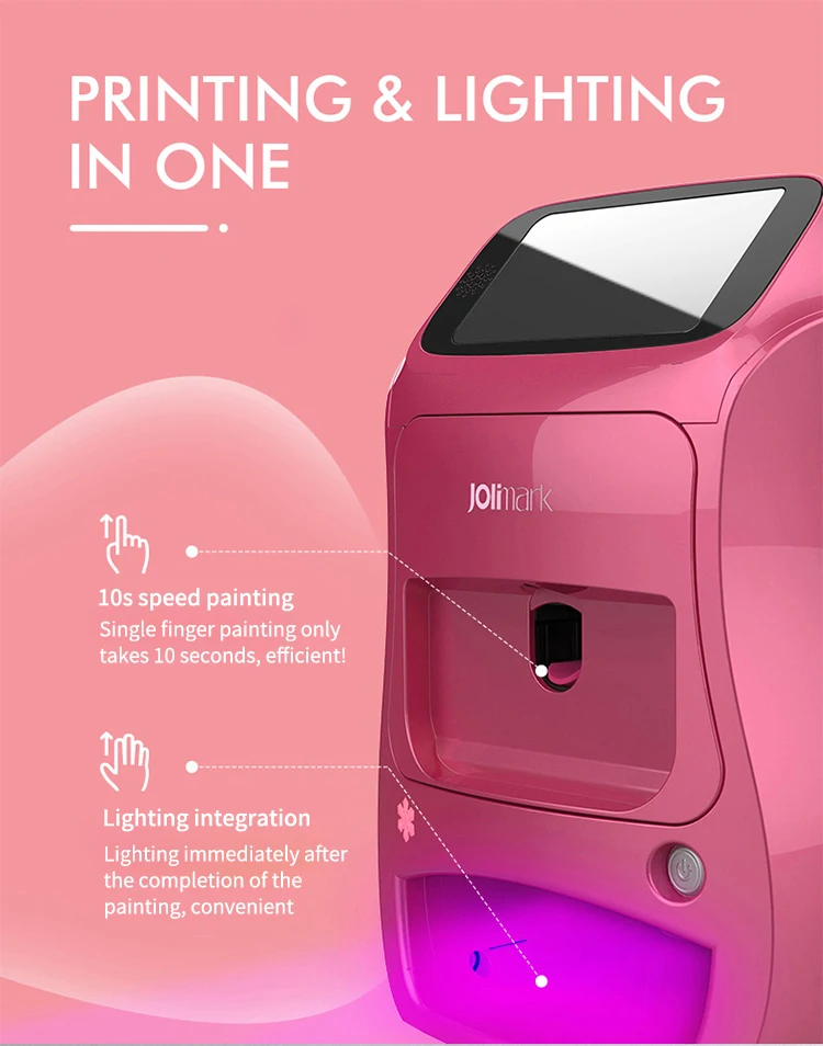 
Hot Selling 3d Decorator Art Auto Digital Nail Polish Printer Machine For Female 