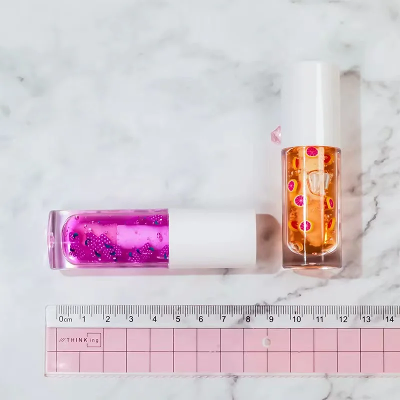 fruit transparent lip oil lip gloss moisturizing