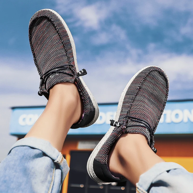 Dudes Loafer Custom Men Boat Walking Style Shoes Canvas Other Trendy Casual Walking Style Shoes for Men