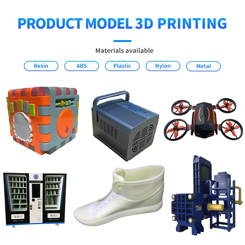 
DC Factory OEM ODM Plastic ABS Nylon PA Rapid Prototype Electronic Product Model SLA SLS FDM 3D Printing Service 
