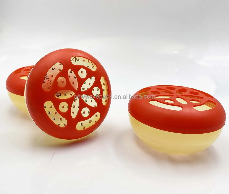 plastic air freshener refills can 100ml empty  jar with hallowed  cap air freshener container