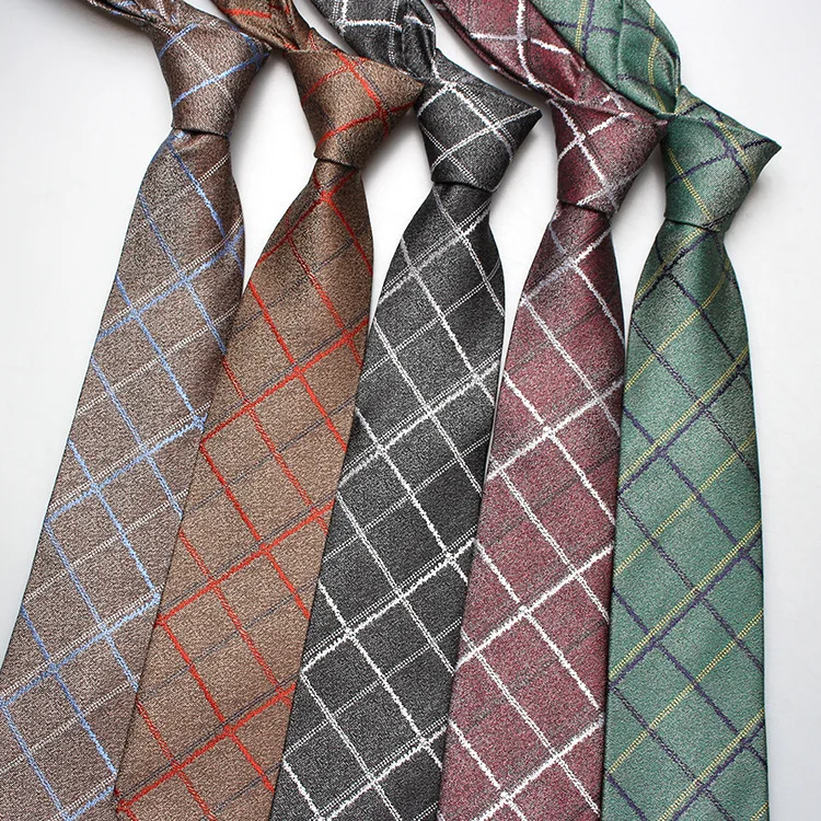 Новый дизайн, мужские Модные деловые галстуки, галстуки из полиэстера, оптовая продажа