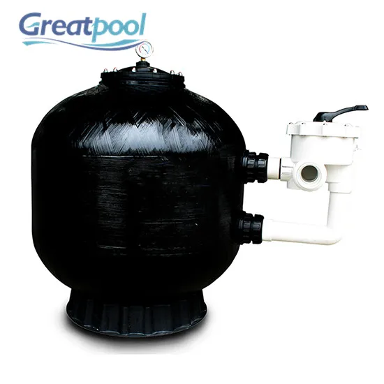 Latest side mounted fiberglass astral pool sand filter China Wholesale Custom side mount pool filter
