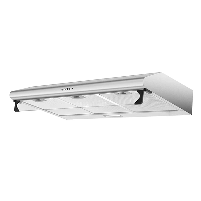Low price Classic ultra thin slim chimney hood Range Hood touch-tone kitchen hood exhaust fan