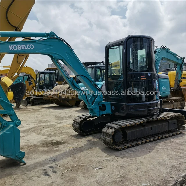 Original Kobelco SK55 used excavator crawler excavator kobelco excavator