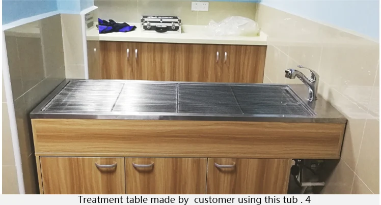 Factory Price Animal Hospital Clinic Stainless Steel 304 Veterinary Examination Table  ( Single  Desktop)