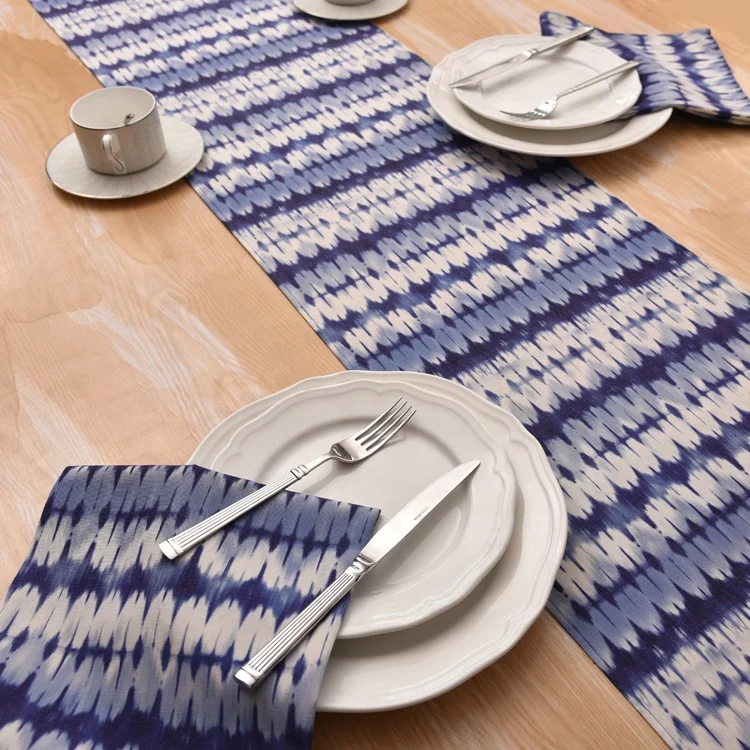 Hot selling table runner linen cover perfect cotton fashion table runner
