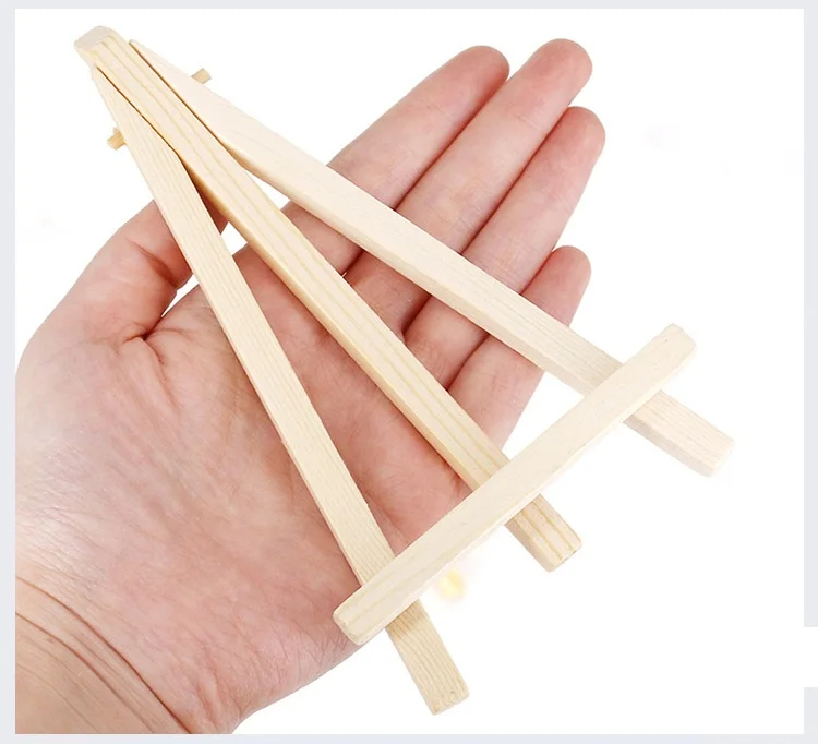 The factory supplies superior quality kids desktop trapezoidal easel crafts painting display easel