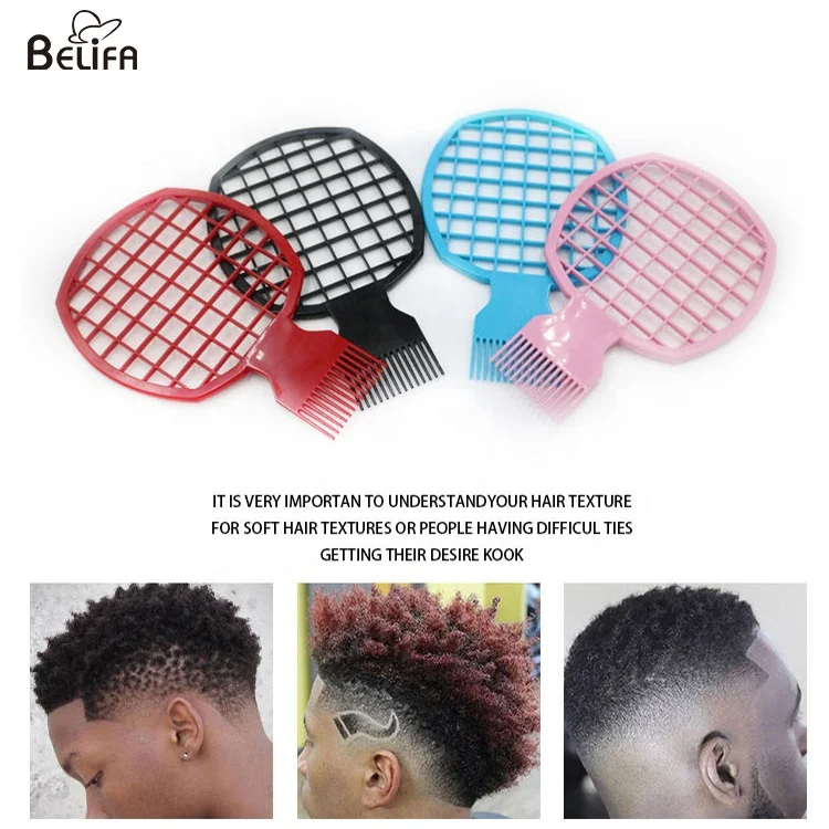 Barbershop barber twist it up hairdressing professional afro black men women coil curl hair styling brush twist comb