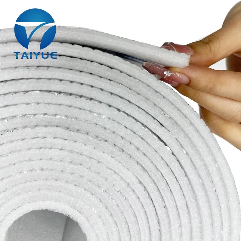 Modern Design EPE Foam Core Aluminum Film Reflective Insulation Roll Thermal Warehouse Application XPE Aluminum Foil Material