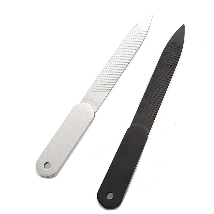 WELLFLYER Manicure Stainless Steel Nail File Double-sided Nail Files and Buffers wholesale price