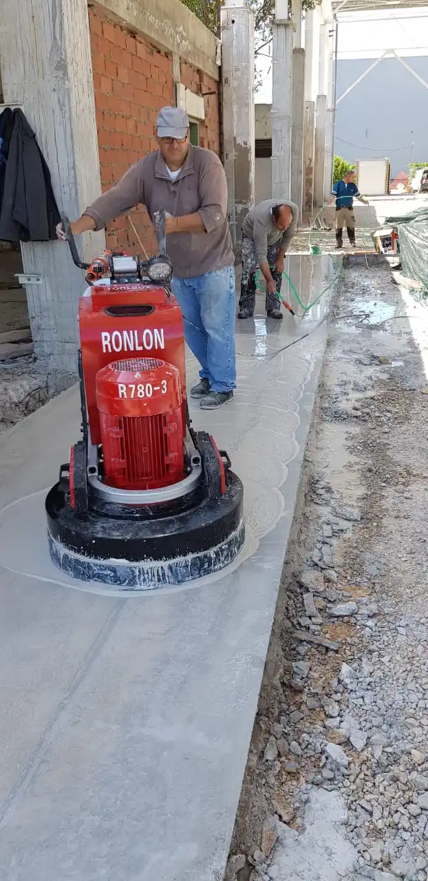 R780-3 780mm concrete grinding concrete floor grinder for sale 7.5kw frequency inverter type floor concrete grinder