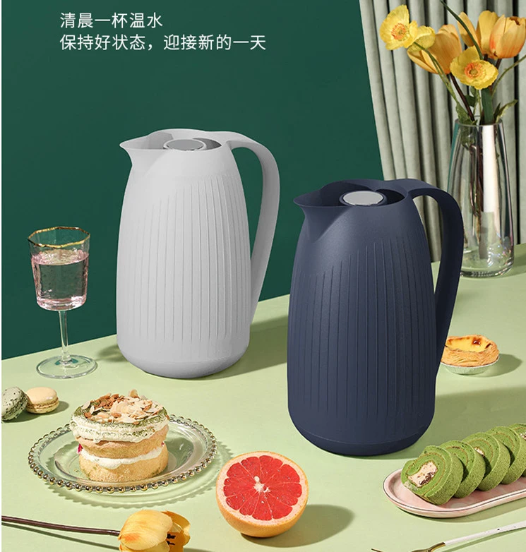 New Arrival classic Arabic Thermos Coffee Dallah Pot 1000ml Luxury Vacuum Glass Flask Tea Pot water carafe