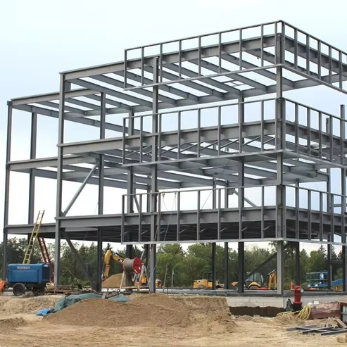 Высококачественное Прочное стальное здание с большим пролетом